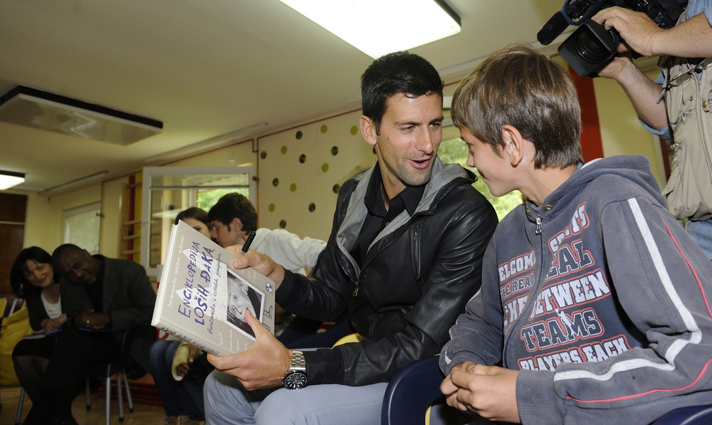 Novak Djokovic poseta Zvecanskoj