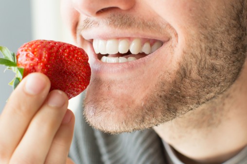 man-eating-strawberry