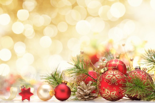 christmas-decorations-light-background