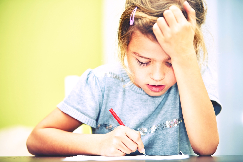 Little-girl-is-doing-homework