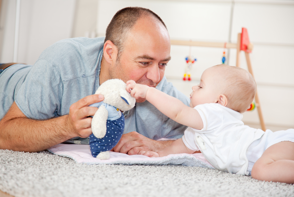 Image result for dad playing games with baby