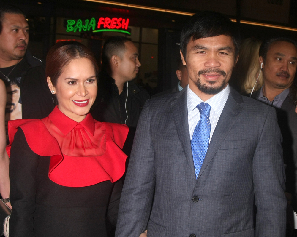 Manny Pacquiao and wife