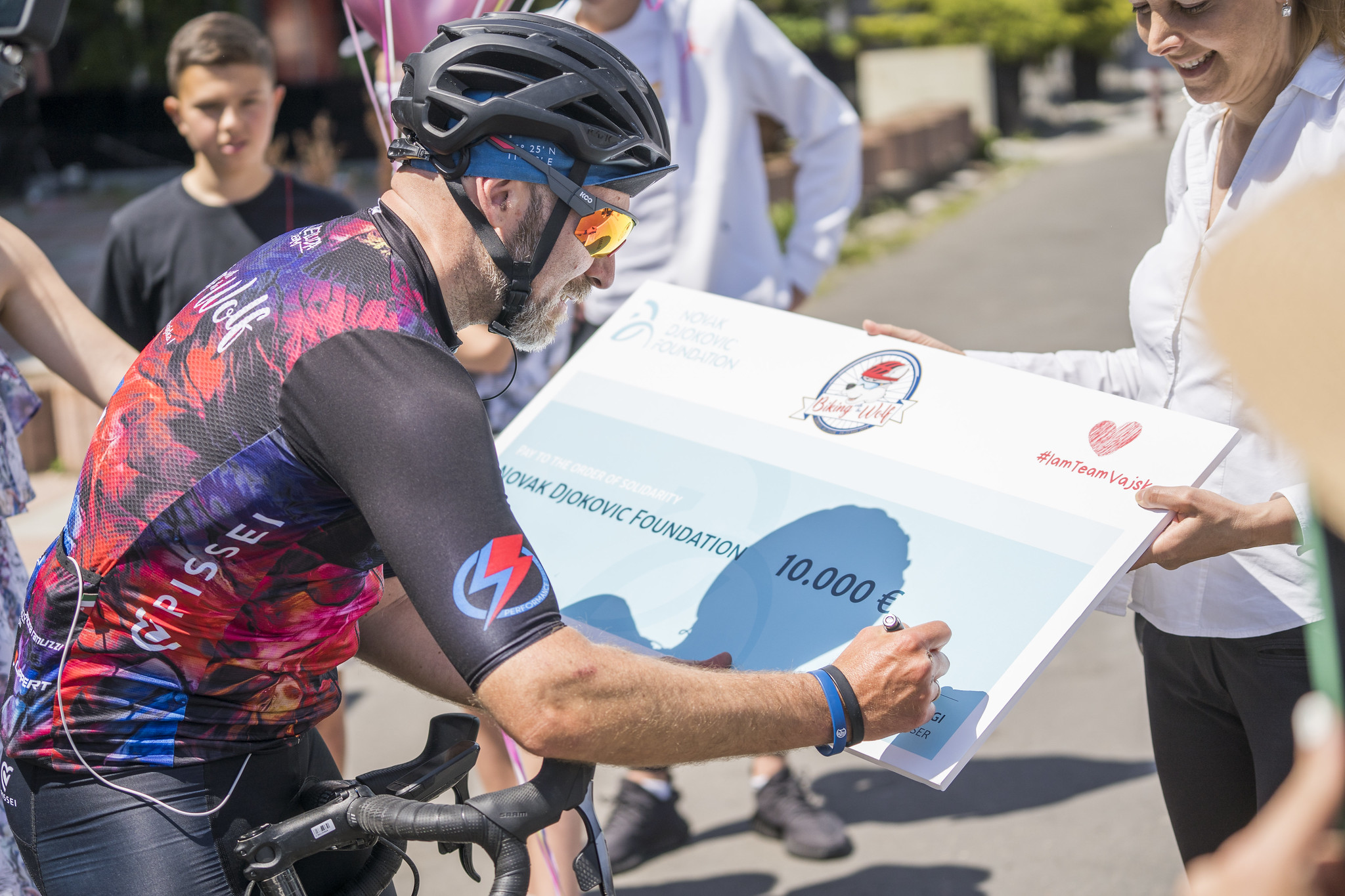 Our Fundraiser Wolfango Reached his Goal Travelled from Florence to