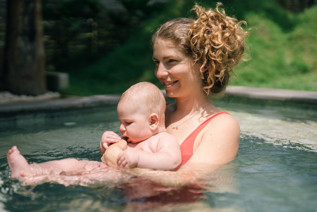 infant swimming