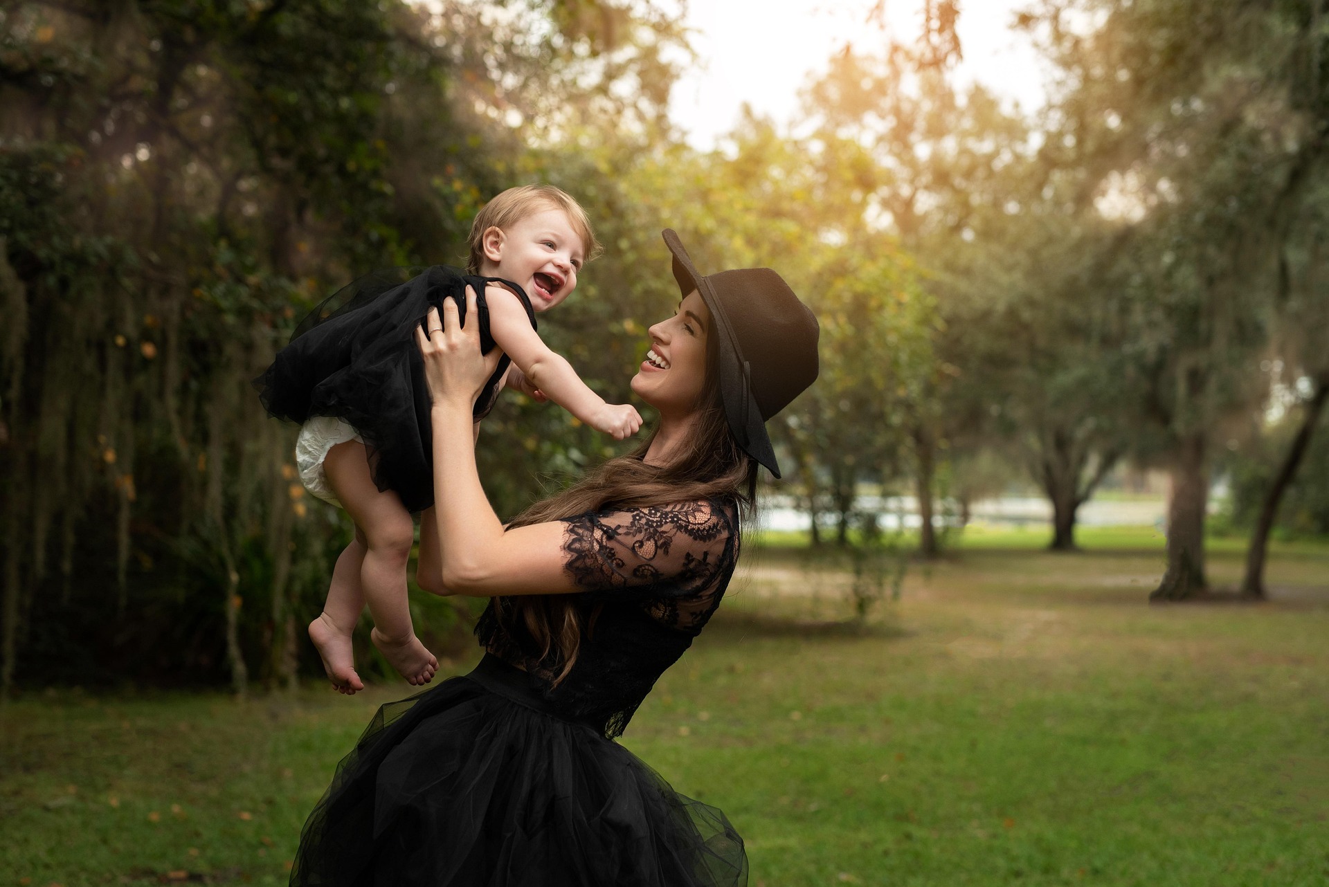 Mother and a chlid